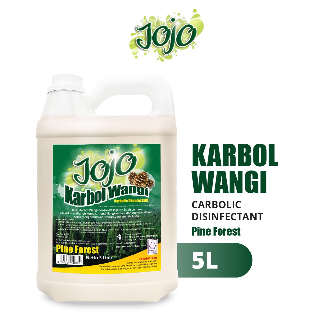 Jojo Karbol Wangi Aroma Pinus 5 Liter